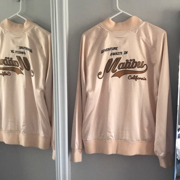 Kendall and Kylie Satin Zip Up - Picture 2 of 3